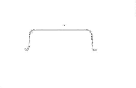 Control Bail Diagram and Parts List for 11A-B2A9345 2020 Yard Machines Lawn Mower